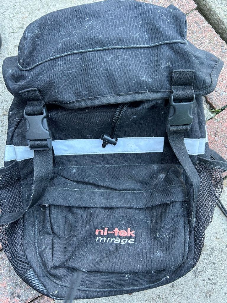 Bike bag /pannier with rain cover