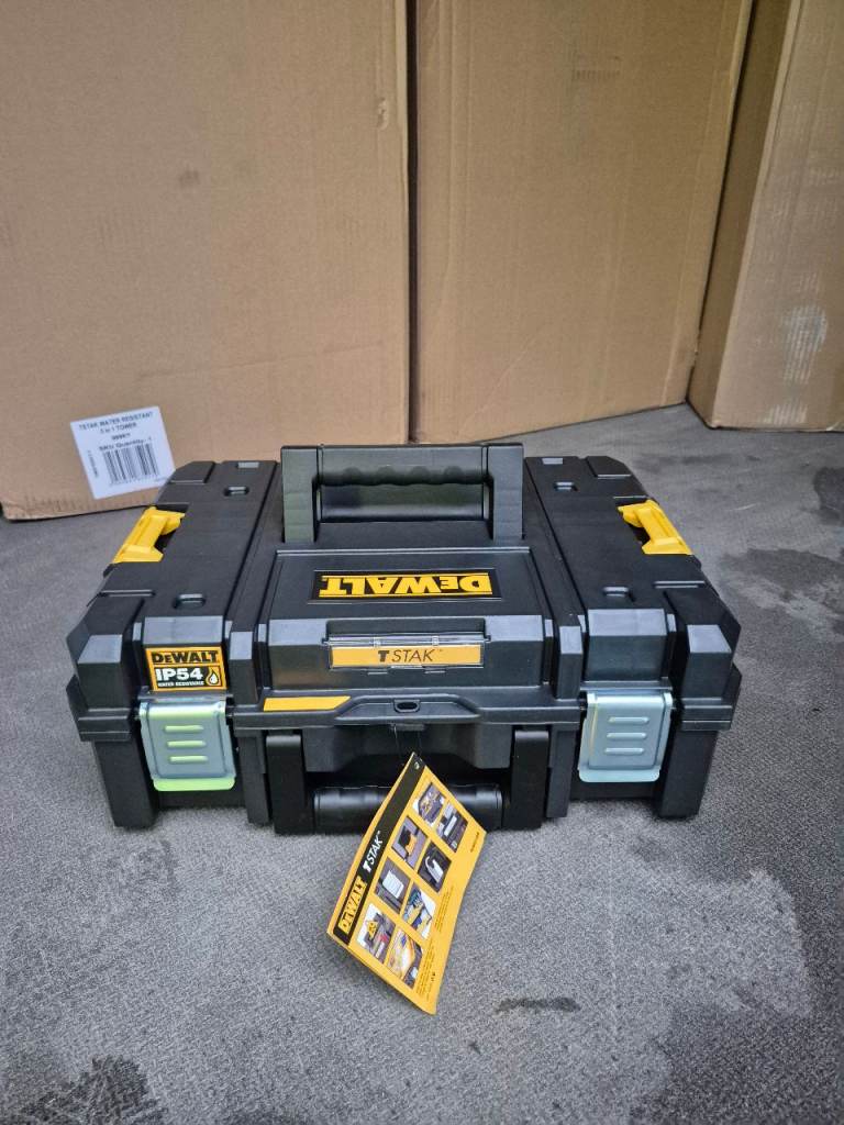 Dewalt TSTAK IP54 Water-Seal Shallow box 