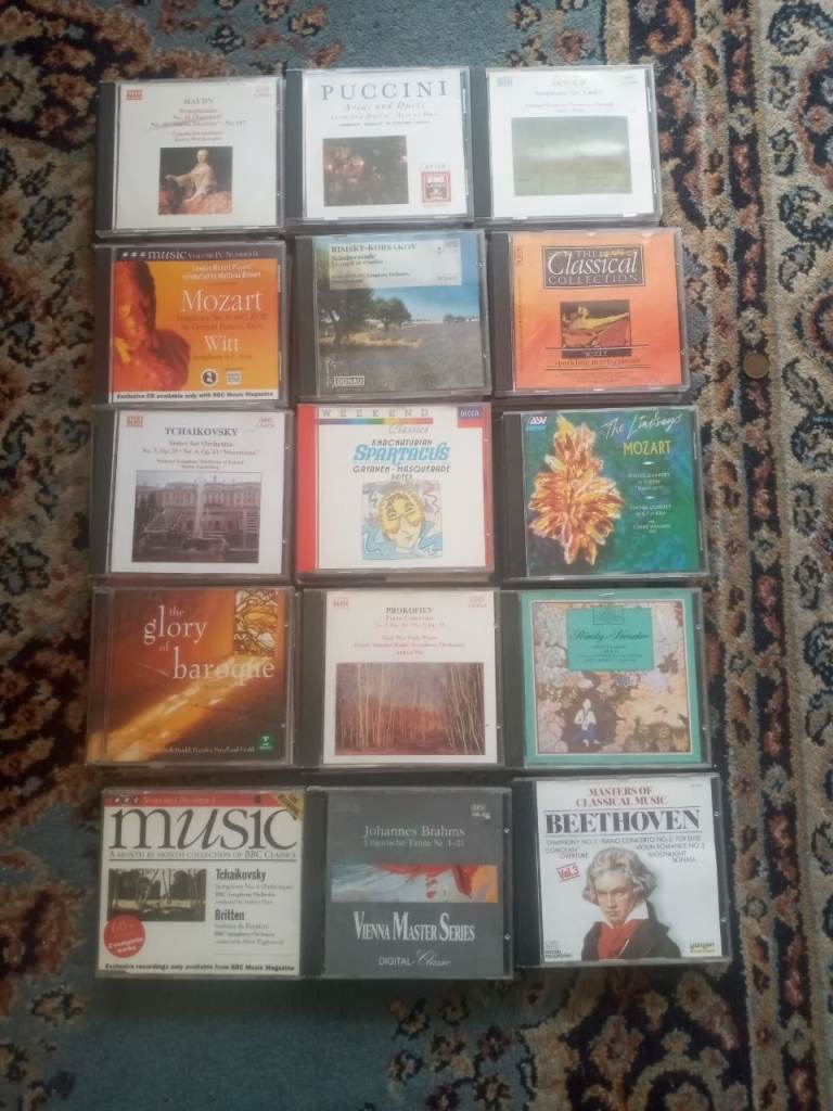 Large Collection of Classical Music CDs – Various Composers