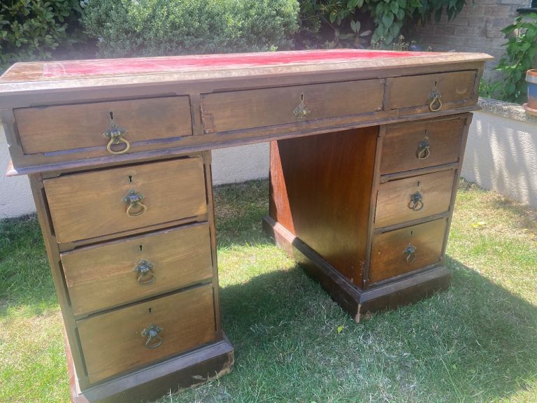 Vintage inlay desk