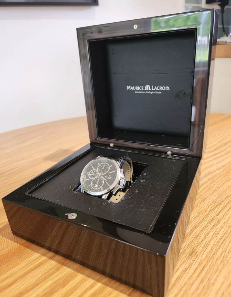 Maurice Lacroix mens watch Pontos Chronograph PT7538/48