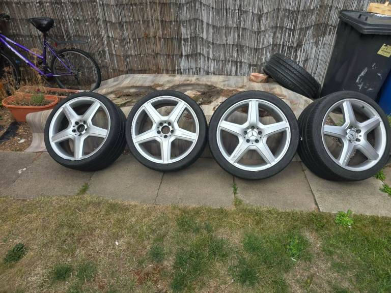 Mercedes W221 Alloy Wheels & Tyres 20"