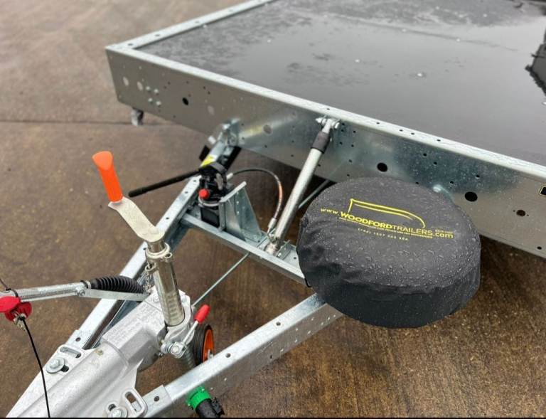 FLAT BED TRAILER 20 X 8 TOILET BALE FARM TILT BED RECOVERY CAR VAN TOW TINY HOUSE HOME