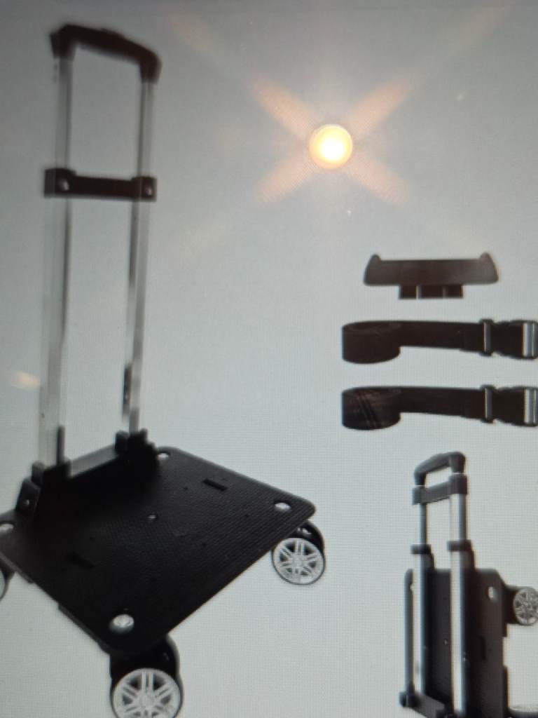 Trolly/wheeled cart for backpack or luggage