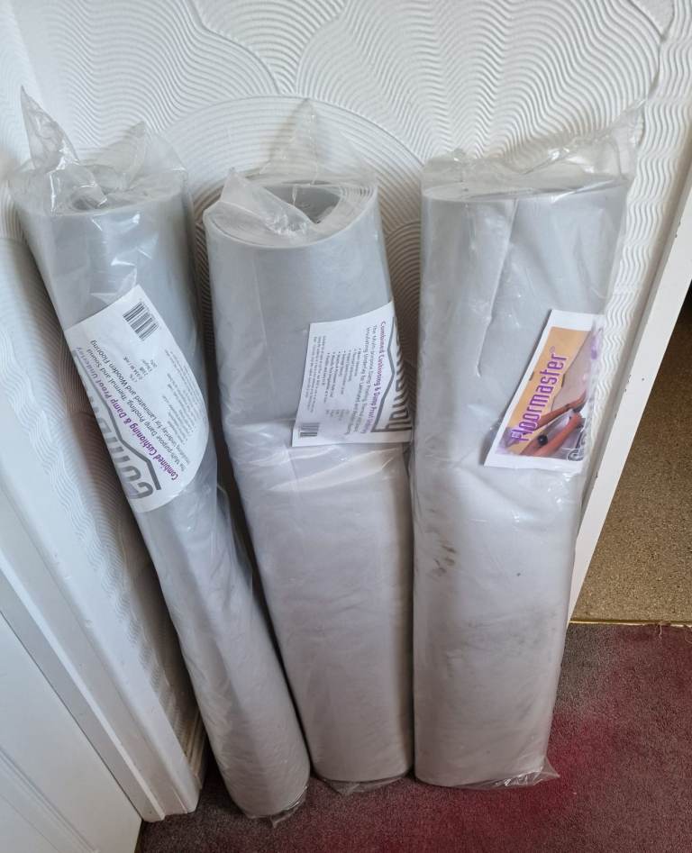 Laminate Flooring Underlay – 3 Packs (5m² Each) – Damp Proof Acoustic Thermal
