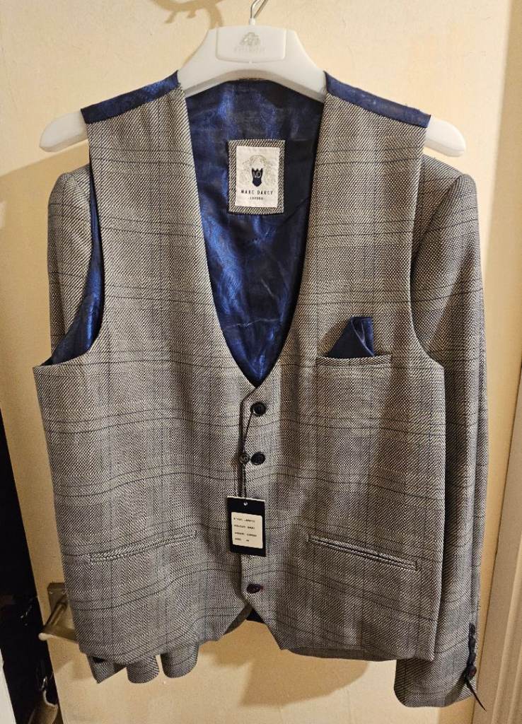 Mens 3 Piece Suit Set