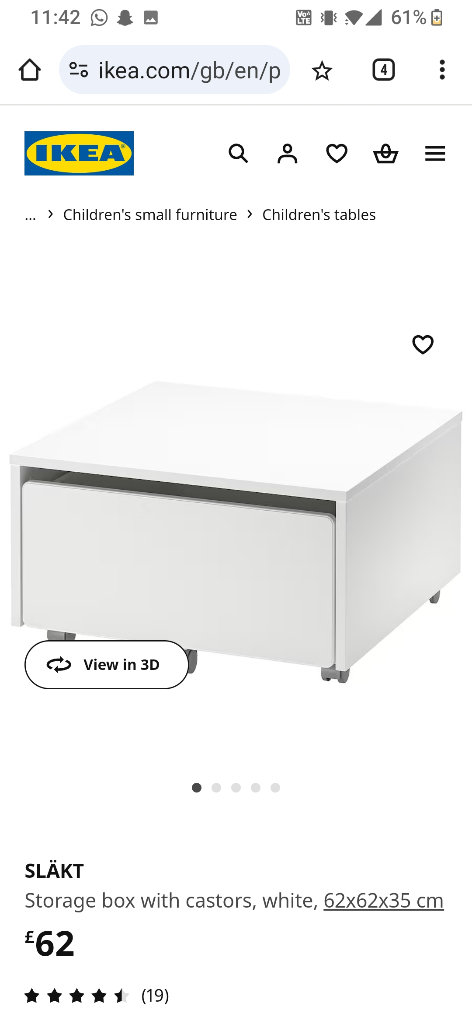 IKEA Slakt (unused still in box)