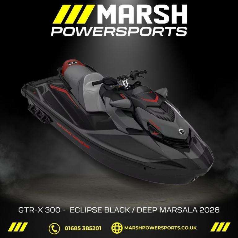 GTR X RS 300 2026 Model - Seadoo Main Dealer - Reserve NOW!