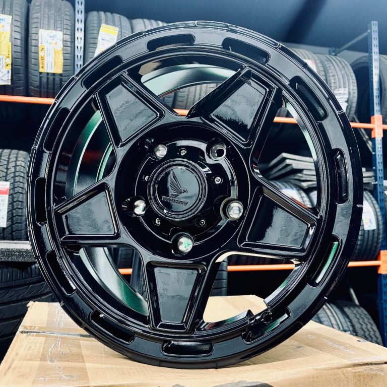 18” Load Rated 5x160 Ford Transit Custom Alloys New Black Wheels