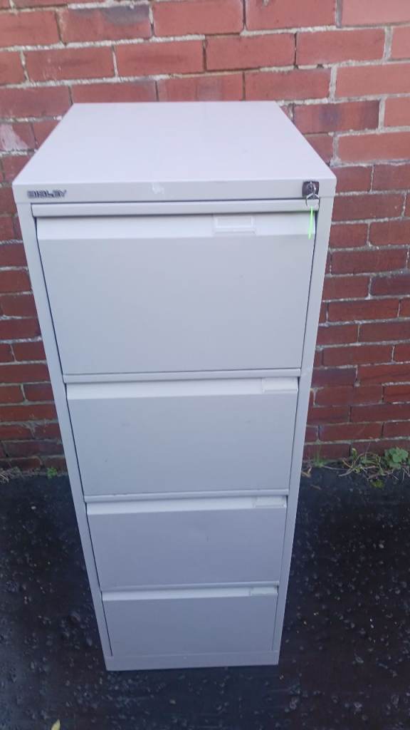 BISLEY 4 DRAW FILING CABINET 