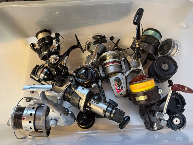 ⭐️Fishing Reels - Joblot Of Spinning Reels - Daiwa Ryobi Okuma Shimano⭐️
