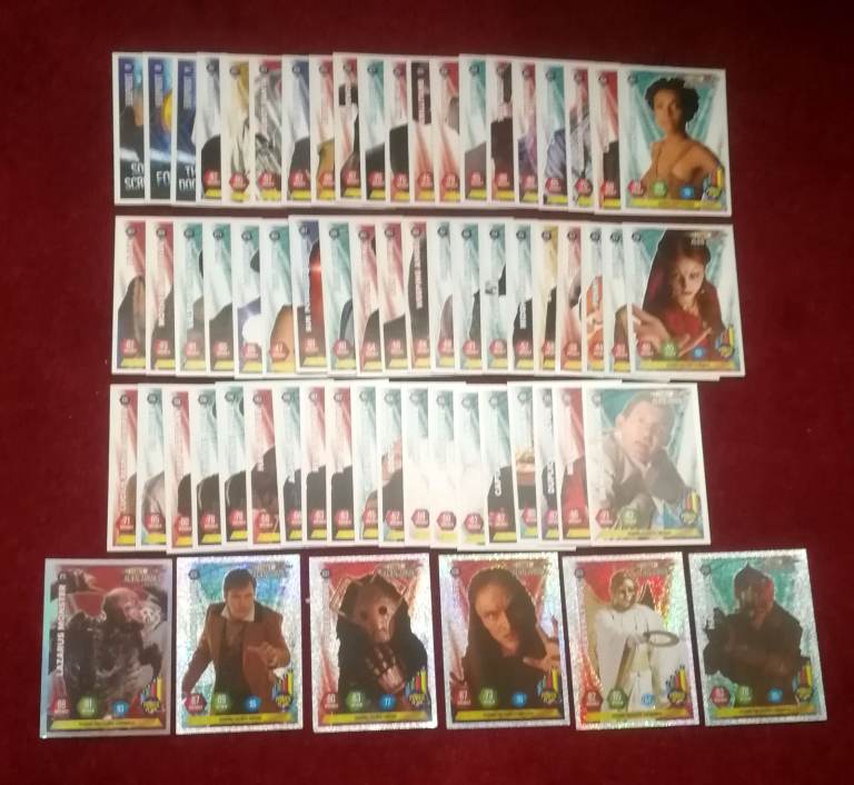 Doctor Who Alien Armies Trading Card Game 65 Cards from 2004 Panini