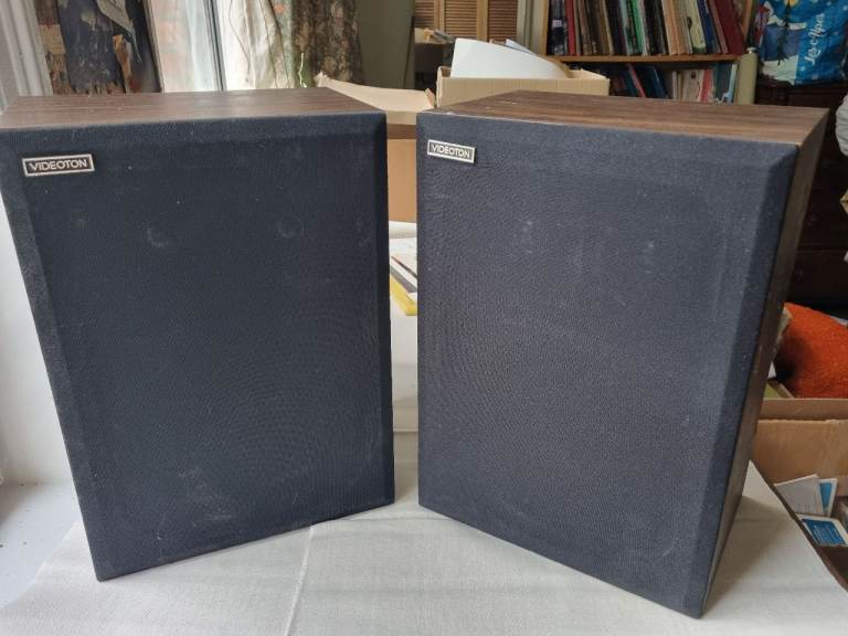 Vintage Hungarian Videoton speakers