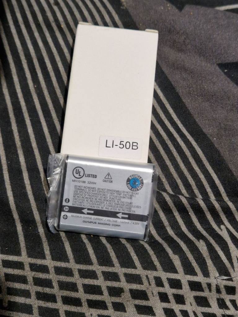 Olympus camera battery