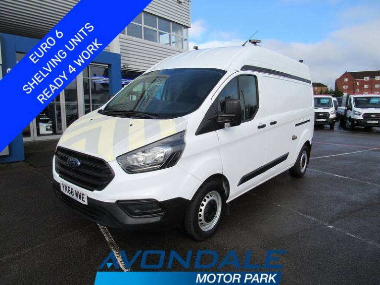 2018 Ford Transit Custom 320 EcoBlue L2 H2 LWB HIGH ROOF WITH PRO SHELVING UNITS 2.0 5dr Panel Va...
