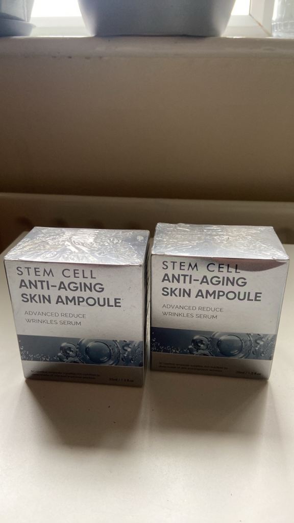 2x NEW Stem Cell Anti-Aging Skin Ampoules – Wrinkle Serum