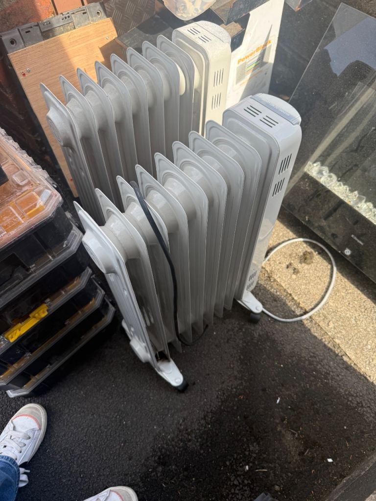 Electric radiators x2 x1 electric fire 🔥 