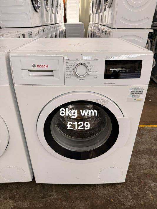 Bosch 8kg washing machine 🌟 Free Delivery 🌟 120 Days Warranty 🌟 