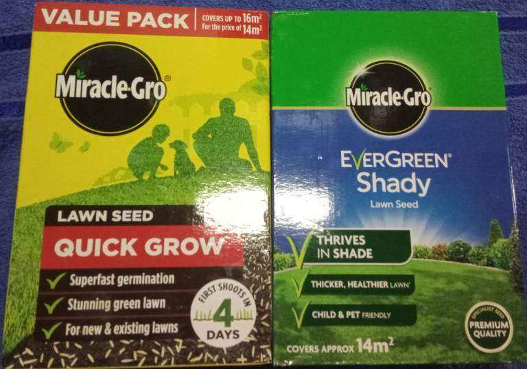 Miracle-Gro Lawn Seed  Quick Grow & Evergreen Shady