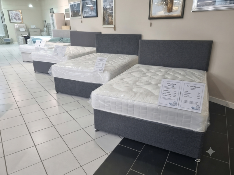 🚛 Cheap 4ft6 Double Divan Bed with Mattress | Free UK Delivery | Brand New