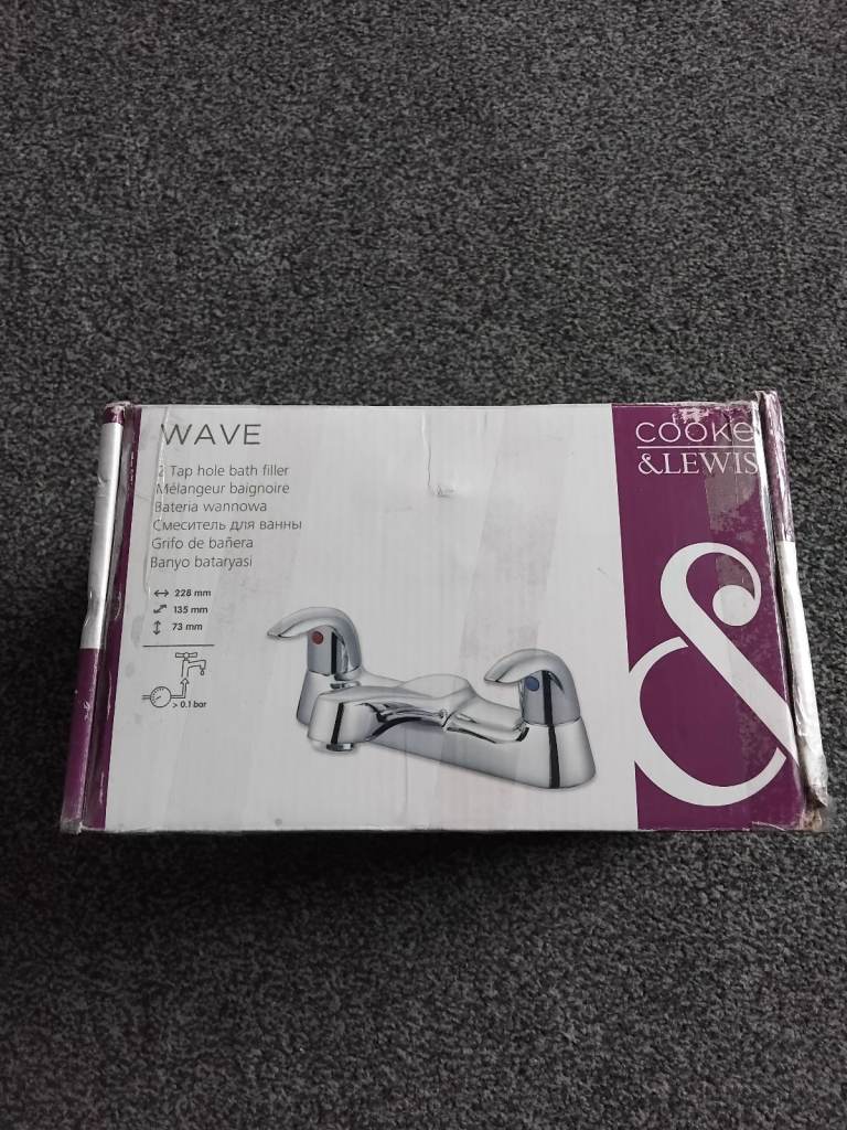 Cooke and lewis wave 2 tap hole bath filler