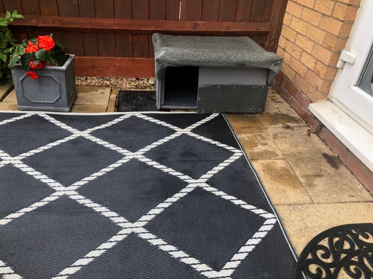 image for Handmade Wooden Doghouse