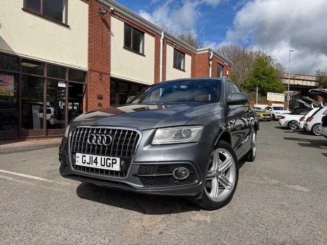 2014 Audi Q5 2014 14-Reg Audi Q5 2.0 TDI Quattro S Line Plus Auto,GREAT SPEC,FSH,SAT NAV ESTATE D...