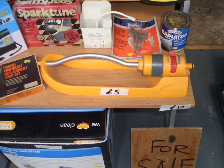 Garden Sprinkler – Good Condition, Yellow
