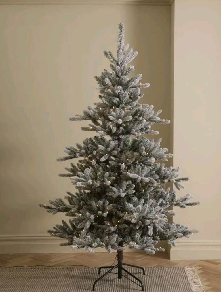 M&S 7ft Christmas Tree, Prelit
