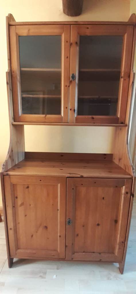 IKEA Leksvik Pine Dresser Cabinet Sideboard