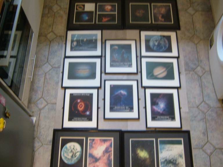Space pictures collection all professionally framed