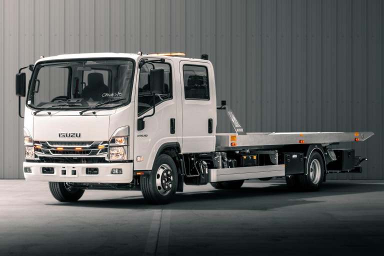2026 ISUZU N75 190 AUTOMATIC RECOVERY TRUCK CAR TRANSPORTER TILT AND SLIDE 5.2L