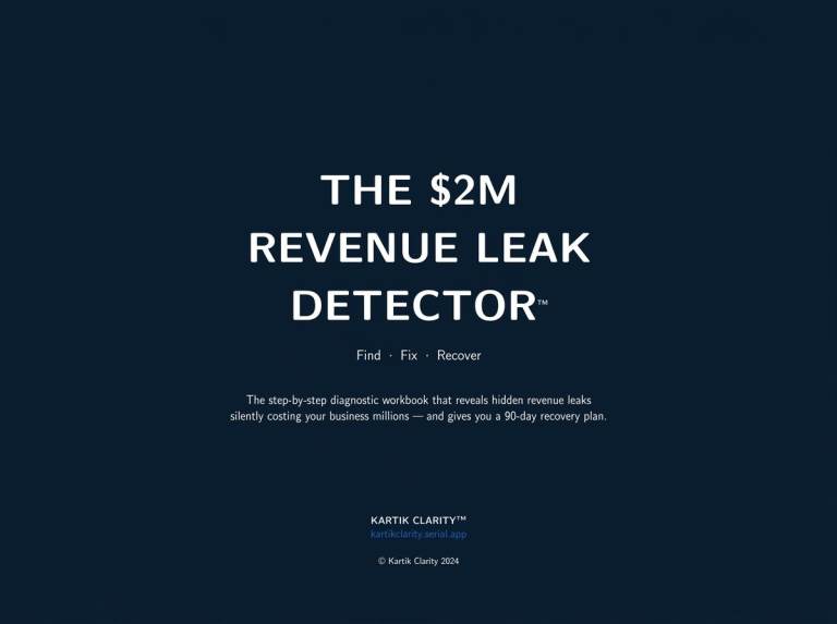 Revenue Leak Detector Workbook - Business Guide