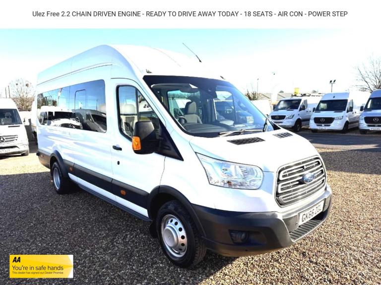 2016 Ford Transit 2.2 TDCi 460 HDT Trend Minibus 4dr Diesel Manual L4 H3 (18 seats) (196 g/km Min...