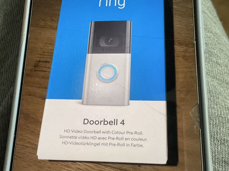 Ring Video 4 Doorbell sealed doorbell package 