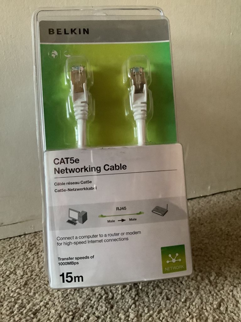 Belkin networking cable 15M
