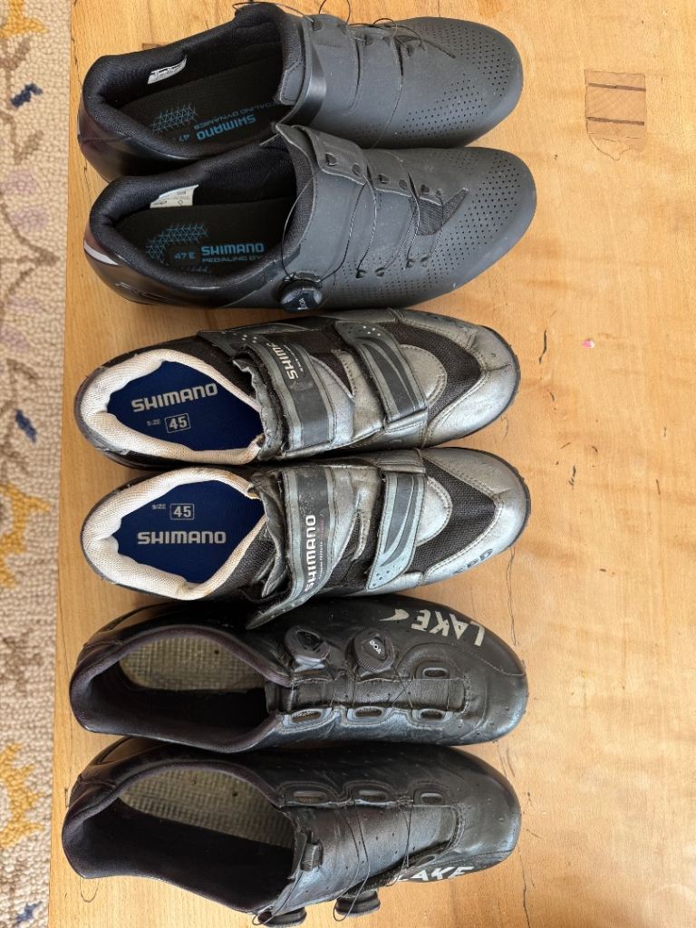 Job lot cycling shoes 45-47E