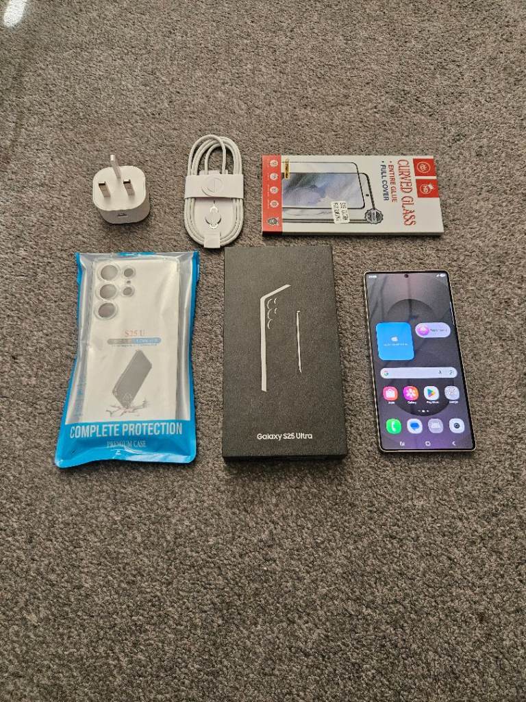 Samsung S25 Ultra 5G 5G 256GB Unlocked Dual Sim Warranty Black