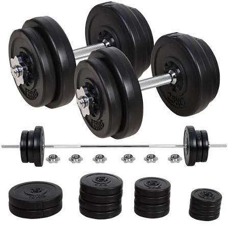 Brand new Dumbbells and Barbell Set w/ 65kg Adjustable Weights set