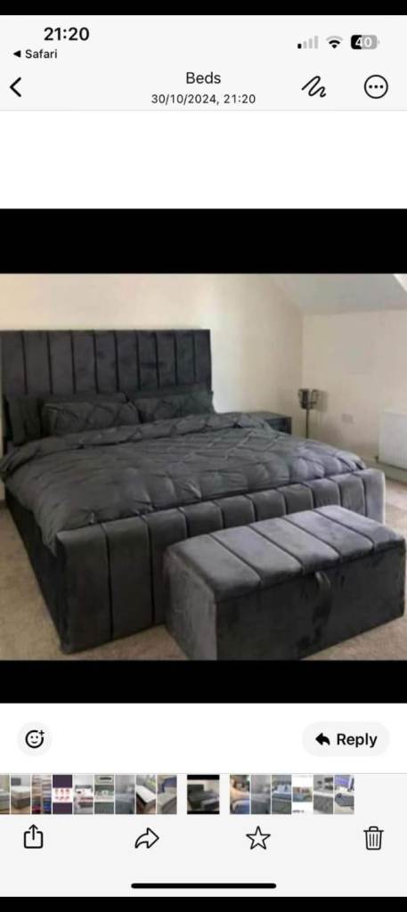 TODAY'S BRAND NEW LUXURY BED FRAME & Mattress available in 40% Discount LIMITED TIME OFFER