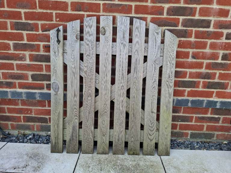 Garden Gate Fence Door - Outdoor Wooden - unpainted, stylish
