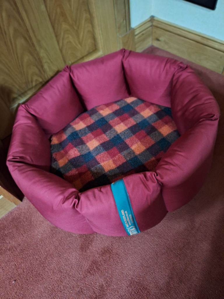 Tuffies Nest Dog Bed with luxury fleece.