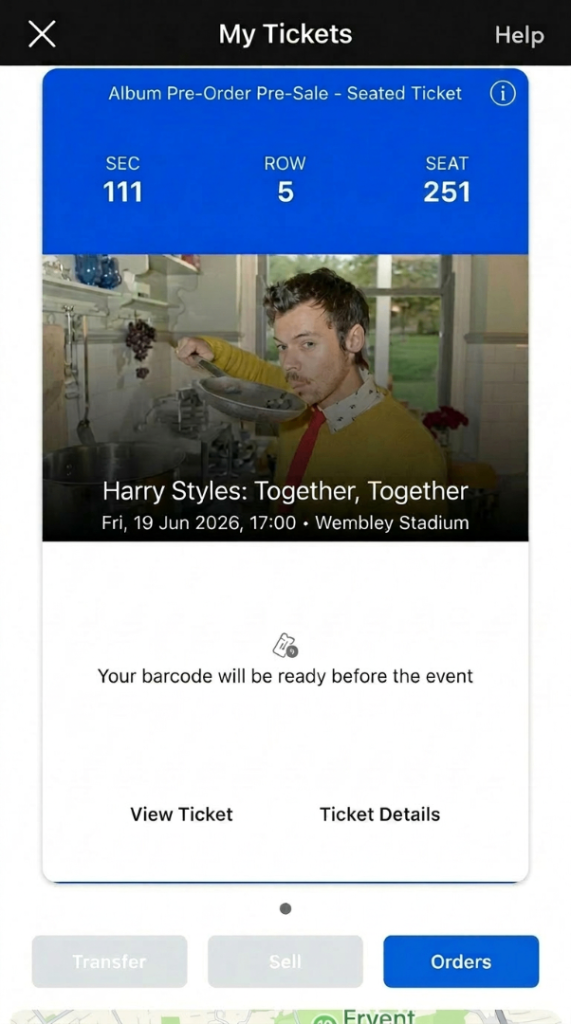 Harry styles tickets 