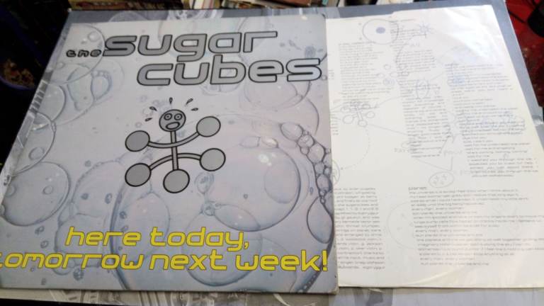 THE SUGAR CUBES  HERE TODAY  TOMORROW NEXT WEEK GATEFOLFD VINYL 1990 EX