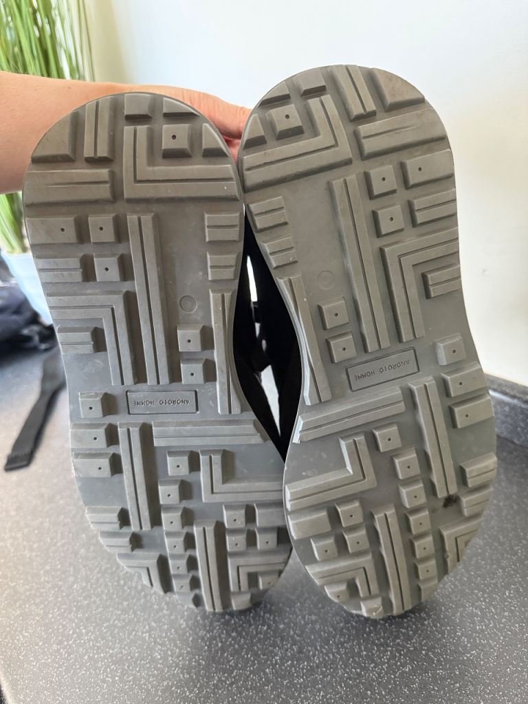 Men’s Designer Android Homme Los Angeles Black Shoes Trainers Size UK9