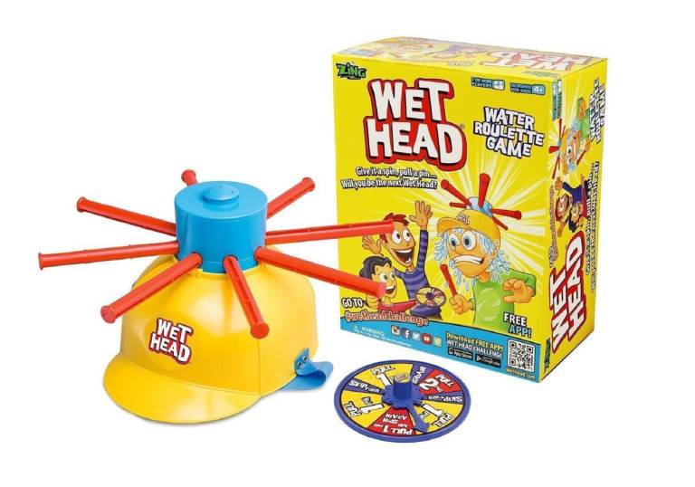 WET HEAD WATER ROULETTE GAME SPIN THE WHHEL FAMILY GAME