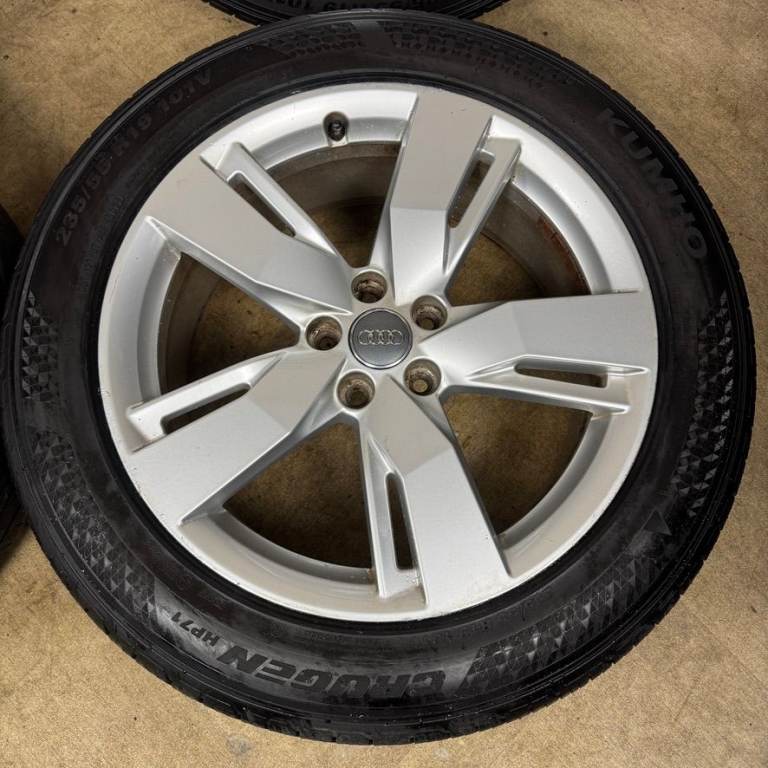 19'' GENUINE AUDI Q5 5 SPLIT SPOKE S LINE ALLOY WHEELS TYRES ALLOYS