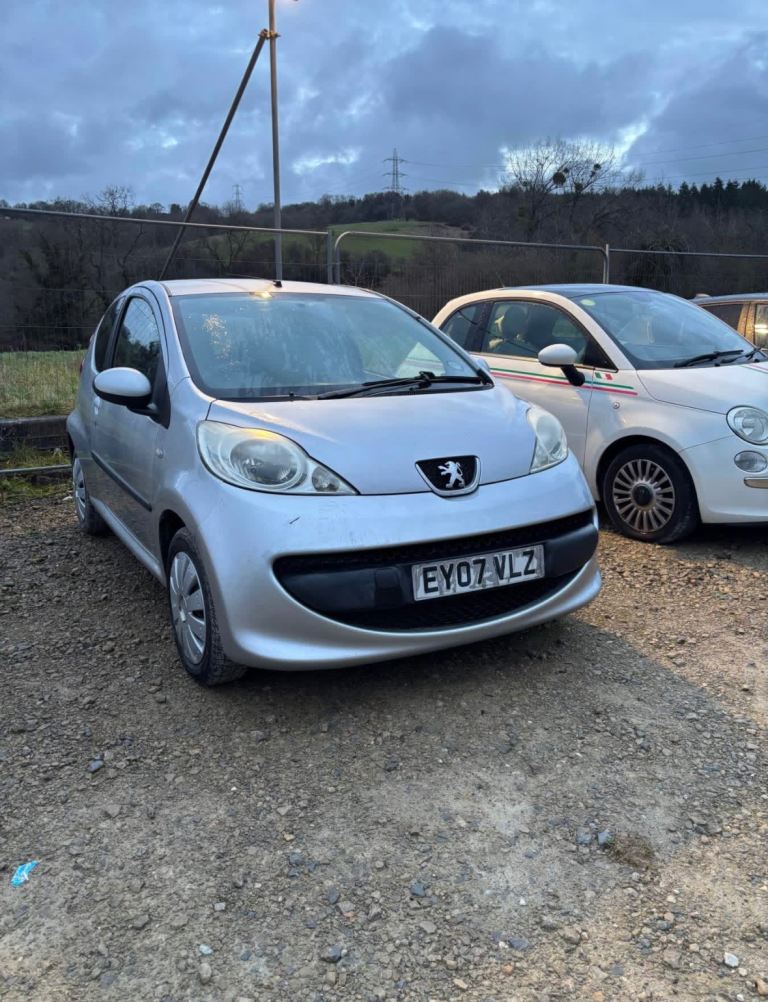 image for Peugeot 107 1.0 Petrol – 2007 – Silver – Manual – Long MOT
