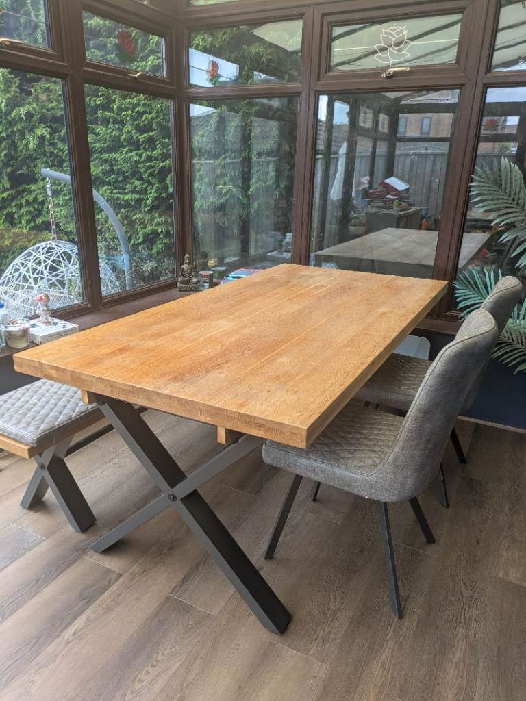 Furniture village table and chairs 