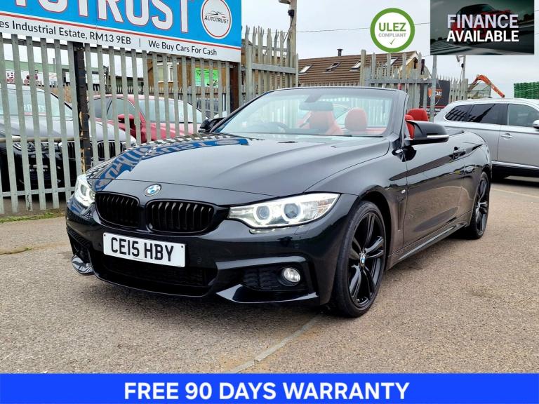 2015 BMW 4 Series 420d M Sport 2dr Auto CONVERTIBLE Diesel Automatic